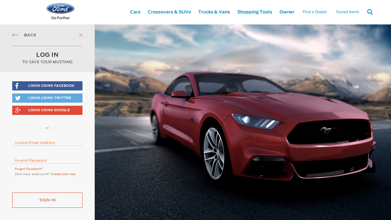 mustang_SignInToSave